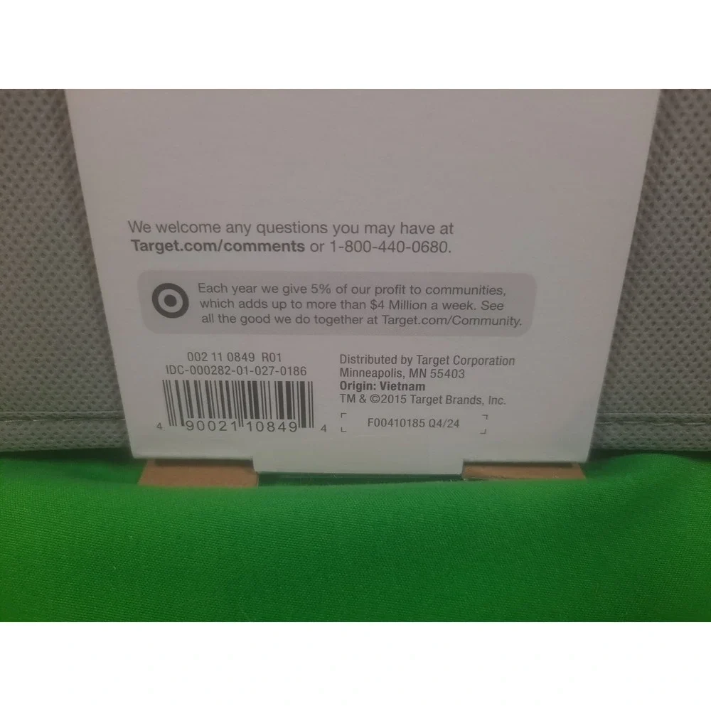 NIP Set Of 6 Room Essentials Storage Bin Grey 11 x 10.5 x‎ 10.5